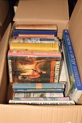 Lot 624 - Box of books to include Afghan and Indian...