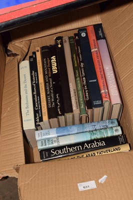 Lot 631 - Box of books of Arabian interest