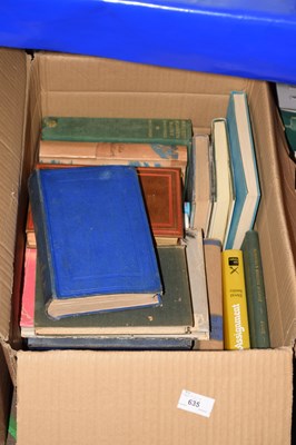 Lot 635 - Box of assorted books