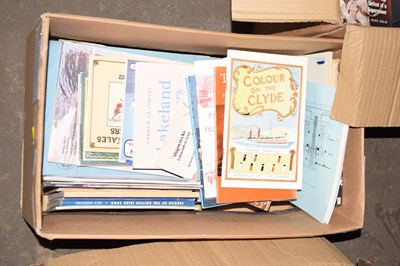 Lot 641 - Box of assorted waterways interest, local...