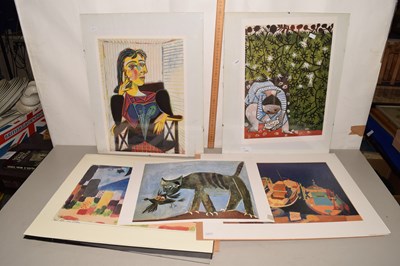 Lot 656 - Quantity of unframed Picasso prints