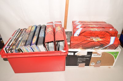 Lot 661 - Quantity of Dr Who DVD files and various Dr...