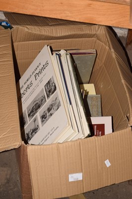 Lot 665 - Box of various books art interest etc
