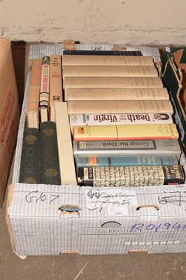 Lot 668 - Box of assorted books to include royal...