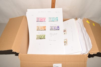 Lot 677 - Box of assorted world stamps