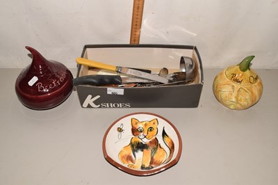 Lot 690 - Various cutlery wares and sugar bowls etc