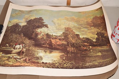 Lot 698 - Poster of a white horse by John Constable