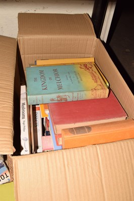 Lot 704 - Box of assorted books including mushroom...