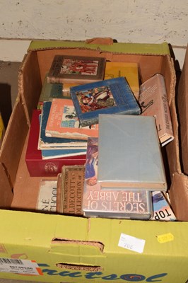 Lot 705 - Box of books to include various titles Curious...