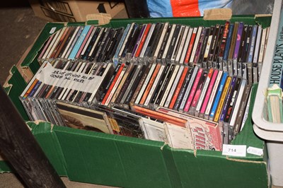 Lot 714 - Box of assorted CD's