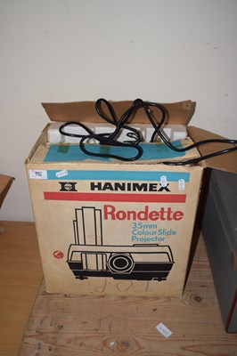Lot 739 - A Hanimex Rondette 35mm colour slide projector