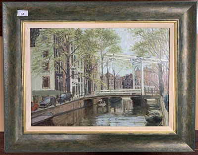 Lot 42 - Bennett Oates (1928-2009), Amsterdam, oil on...