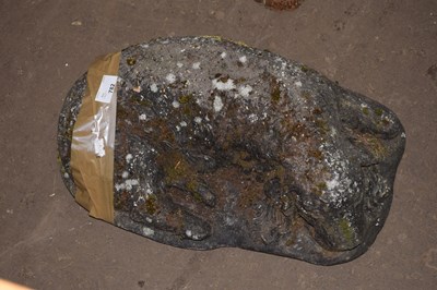 Lot 782 - Concrete model of a sleeping dog