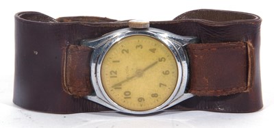 Lot 260 - Vintage military style Kelton wrist watch on a...