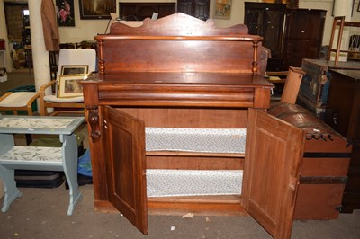 Lot 838 - A mahogany sideboard