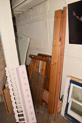 Lot 858 - Single pine bed, dismantled