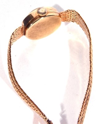 Lot 263 - Ladies mid-20th century 9ct gold wrist watch...