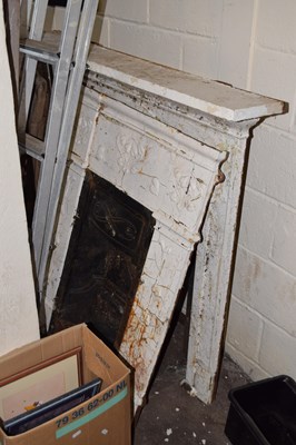 Lot 872 - Two cast iron Victorian/Edwardian fire places