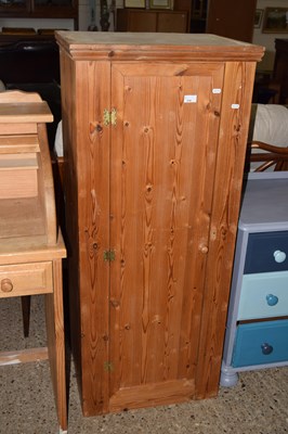 Lot 316 - A single door pine cupboard