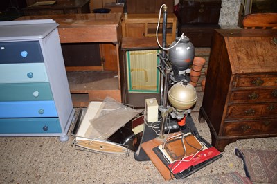 Lot 318 - A photographic enlarger and other photographic...