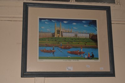 Lot 743 - Kings College Cambridge signed Lewis limited...