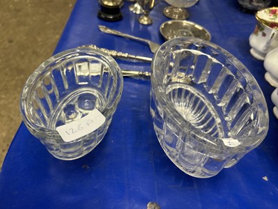 Lot 126A - Two glass jelly moulds