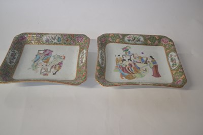 Lot 206 - A pair of mid 19th Century Cantonese porcelain...