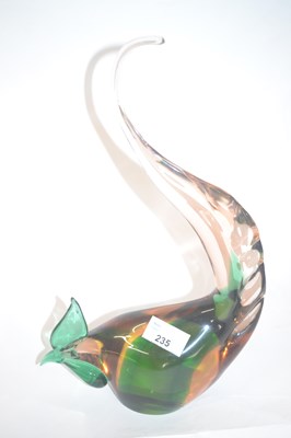 Lot 235 - A Murano type model of a cockerel, 35cm high