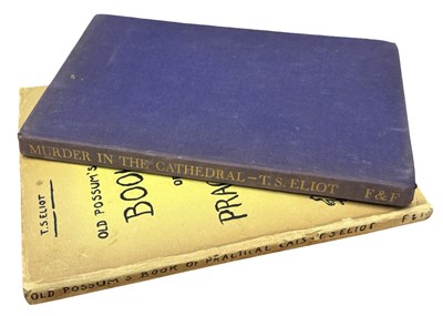 Lot 337 - T S ELIOT: 2 Titles: OLD POSSUM'S BOOK OF...