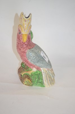 Lot 266 - A Burleigh ware jug modelled as a parrot in...