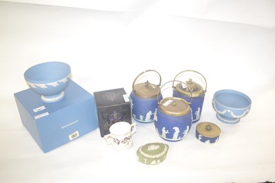Lot 281 - A group of Wedgwood Jasper wares including...