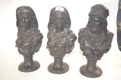 Lot 286 - After Buese a pair of small bronzed metal...