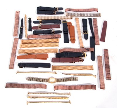 Lot 281 - Mixed Lot of leather and expanding metal watch...