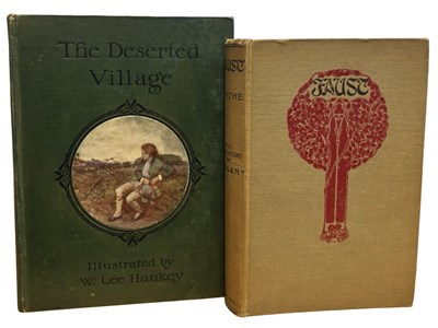 Lot 268 - ILLUSTRATED CLOTH: OLIVER GOLDSMITH AND W LEE...