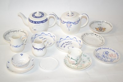 Lot 303 - Collection of 20th Century Lowestoft porcelain...