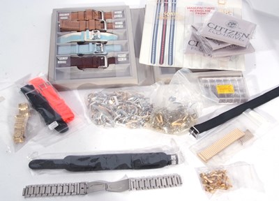 Lot 284 - Large lot of various watch parts and...