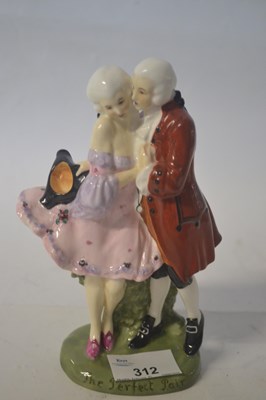 Lot 312 - ROYAL DOULTON FIGURE "THE PERFECT PAIR" C.1928...