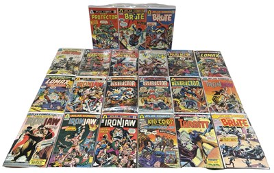 Lot 21 - VINTAGE ATLAS COMICS: THE BRUTE #1-3; TARGITT...