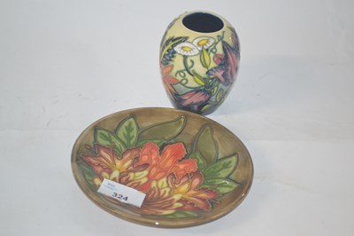 Lot 324 - A small Moorcroft baluster vase, limited...
