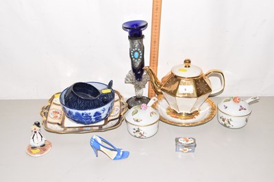 Lot 5 - Mixed Lot: A pair of small Herend covered...