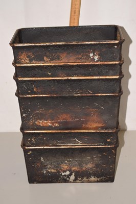 Lot 144 - Six vintage loaf tins