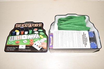Lot 18 - A Texas Hold'em poker set