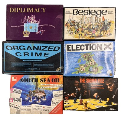 Lot 437 - Six vintage strategy board games, to include...