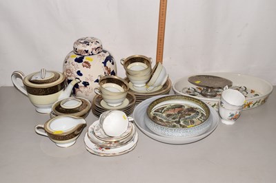 Lot 20 - Mixed Lot: Noritaki gilt decorated tea set,...