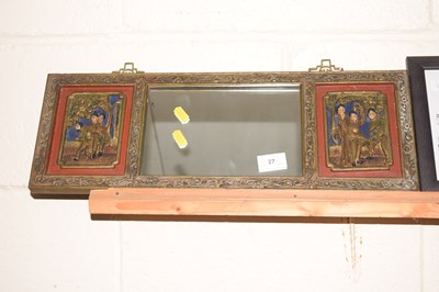 Lot 27 - A 20th Century Oriental picture mirror