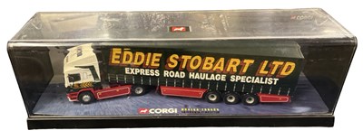 Lot 242 - A cased Corgi Eddie Stobart ERF truck