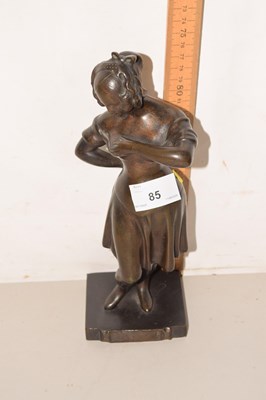 Lot 85 - Bronzed metal model of a dancer