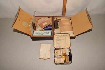 Lot 112 - A vintage Boots home first aid case and one other