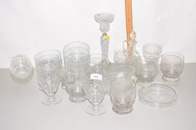 Lot 151 - Mixed Lot: Various drinking glasses, avocado...