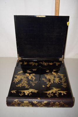 Lot 153 - A late 19th Century Japanese lacquered box for...